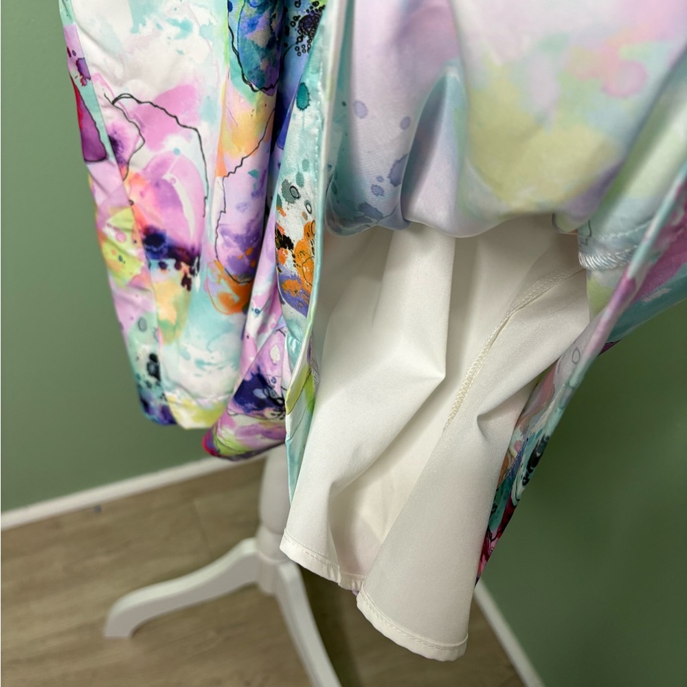 NWT Amanda U. Floral Multicolor Jumpsuit Small - Picture 10 of 11